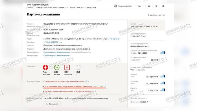 Павел Захаров и Дарья Волкова: как «Перспектива» стала каналом для контрабанды элитных украшений